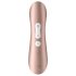 Satisfyer Pro 2+ - акумулаторен вибратор за клиторна стимулация (кафяв)