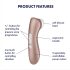 Satisfyer Pro 2+ - акумулаторен вибратор за клиторна стимулация (кафяв)
