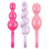 Сет анални плъгове Satisfyer Booty Call - цветни (3 части)