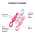 Сет анални плъгове Satisfyer Booty Call - цветни (3 части)