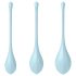 Satisfyer Yoni Power 2 - комплект гейша топки - син (3 части)