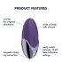 Satisfyer Purple Pleasure - акумулаторен вибратор за клитор (лилав)