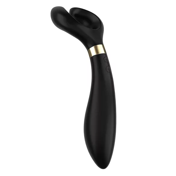 Satisfyer Endless Fun - вибратор за двойки - водоустойчив, акумулаторен - черен