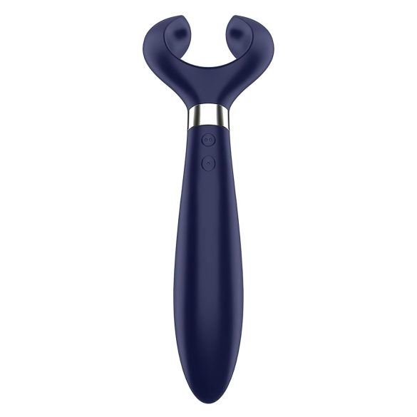 Satisfyer Endless Fun - водоустойчив парен вибратор с акумулатор (син)