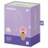 Сладко Удоволствие Satisfyer - акумулаторен въртящ клиторен вибратор (розово-кафяв)