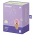 Satisfyer Sweet Treat - вибратор за клитор с акумулатор и въртящи движения (розово-кафяв)