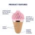 Сладко Удоволствие Satisfyer - акумулаторен въртящ клиторен вибратор (розово-кафяв)
