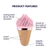 Satisfyer Sweet Treat - вибратор за клитор с акумулатор и въртящи движения (розово-кафяв)