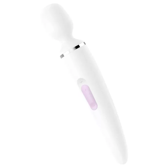 Satisfyer Wand-er Woman - водоустойчив масажор вибратор (бял)
