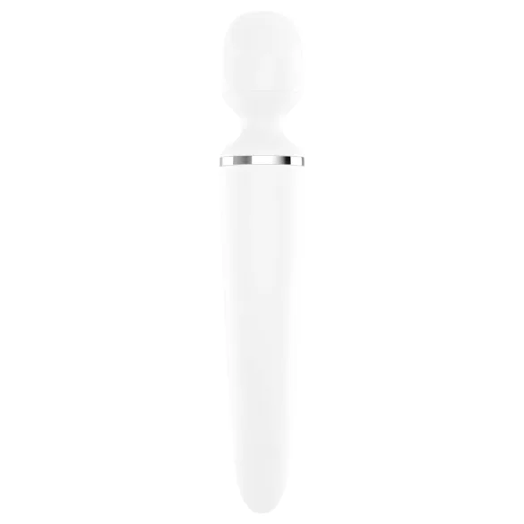 Satisfyer Wand-er Woman - водоустойчив масажор вибратор (бял)