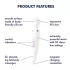 Satisfyer Wand-er Woman - водоустойчив масажор вибратор (бял)