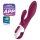Satisfyer Heated Affair - загряващ вибратор с клиторен стимулатор (червен)