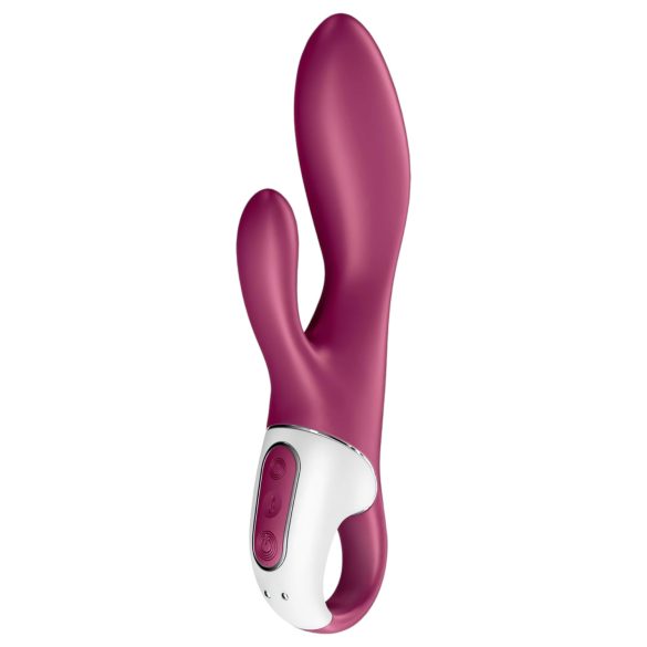 Satisfyer Heated Affair - вибратор с клиторна приставка и подгряване - червен
