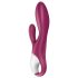 Satisfyer Heated Affair - загряващ вибратор с клиторен стимулатор (червен)