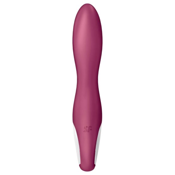 Satisfyer Heated Affair - вибратор с клиторна приставка и подгряване - червен