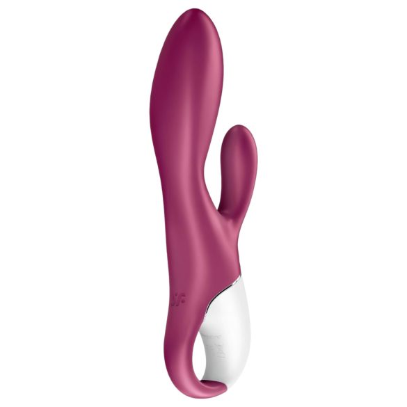 Satisfyer Heated Affair - вибратор с клиторна приставка и подгряване - червен