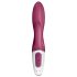 Satisfyer Heated Affair - загряващ вибратор с клиторен стимулатор (червен)