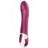 Satisfyer Big Heat - акумулаторен вибратор G-точка с подгряване (червен)