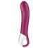 Satisfyer Big Heat - акумулаторен вибратор G-точка с подгряване (червен)