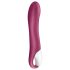 Satisfyer Big Heat - акумулаторен вибратор G-точка с подгряване (червен)