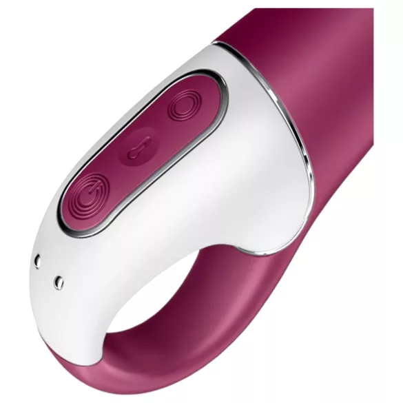 Satisfyer Hot Spot - вибратор за G-точка с отопление и акумулатор - червен