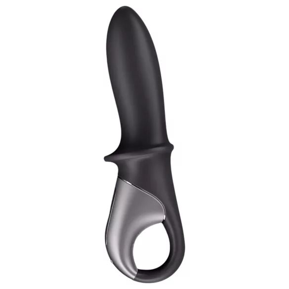 Satisfyer Hot Passion - управлявано чрез приложение затоплящо анално вибраторче (черно)