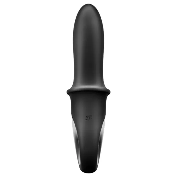 Satisfyer Hot Passion - управлявано чрез приложение затоплящо анално вибраторче (черно)