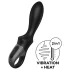 Satisfyer Heat Climax - анален вибратор с подгряване, управляван чрез приложение (черен)