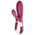 Satisfyer Hot Bunny - вибратор с клиторен накрайник и функция за затопляне, управляван чрез приложение (червен)