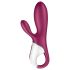 Satisfyer Hot Bunny - интелигентен клиторeн вибратор с подгряване (червен)