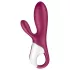 Satisfyer Hot Bunny - вибратор с клиторен накрайник и функция за затопляне, управляван чрез приложение (червен)