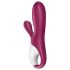 Satisfyer Hot Bunny - интелигентен клиторeн вибратор с подгряване (червен)