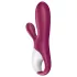 Satisfyer Hot Bunny - вибратор с клиторен накрайник и функция за затопляне, управляван чрез приложение (червен)
