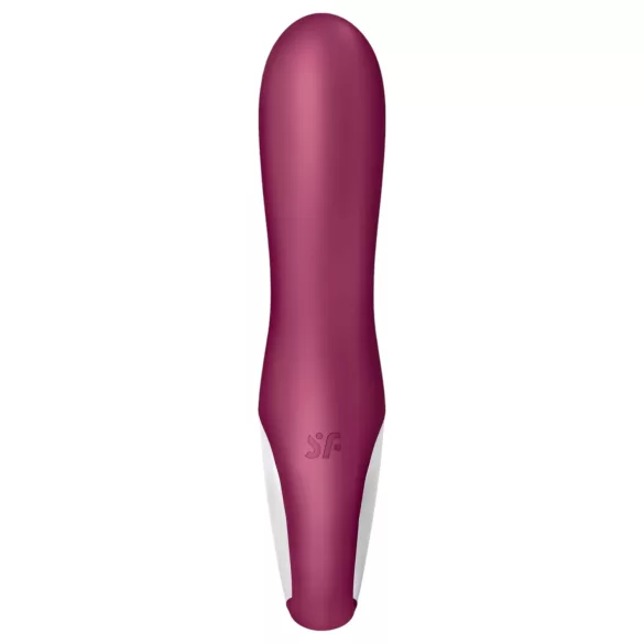 Satisfyer Hot Bunny - вибратор с клиторен накрайник и функция за затопляне, управляван чрез приложение (червен)