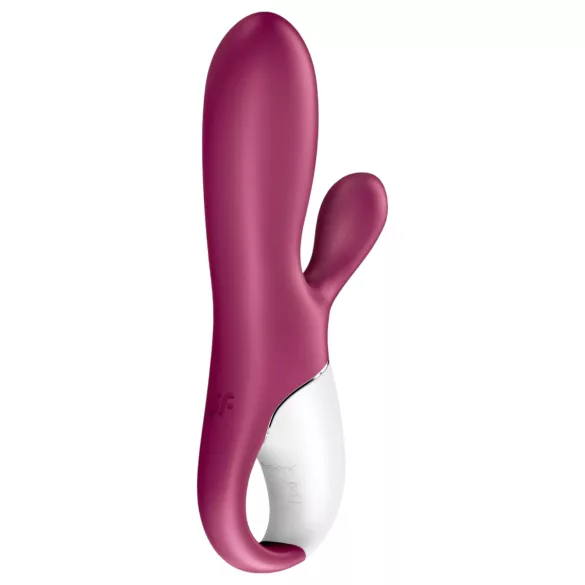 Satisfyer Hot Bunny - вибратор с клиторен накрайник и функция за затопляне, управляван чрез приложение (червен)