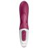 Satisfyer Hot Bunny - интелигентен клиторeн вибратор с подгряване (червен)