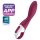 Satisfyer Heated Thrill - умен вибратор с подгряване (червен)