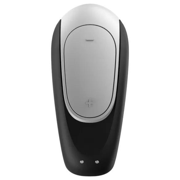 Satisfyer Double Fun - вибратор за двойки с управление чрез приложение (черен)