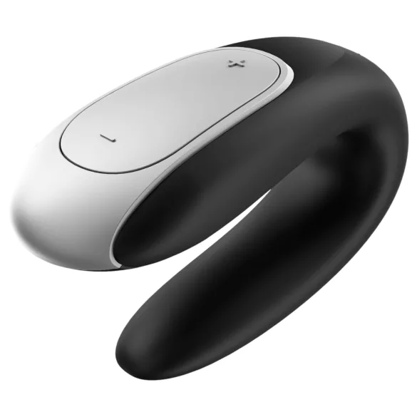 Satisfyer Double Fun - вибратор за двойки с управление чрез приложение (черен)