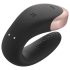 Satisfyer Double Love - интелигентен, радио двойно вибриращо устройство (черно)