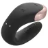 Satisfyer Double Love - вибратор за двойки с приложение и дистанционно управление (черен)