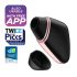 Satisfyer Love Triangle - интелигентен въздушен клиторен стимулатор (черен)