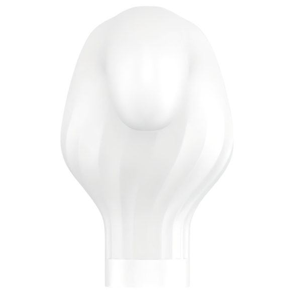 Satisfyer Double Wand-er - умен масажен вибратор (бял)