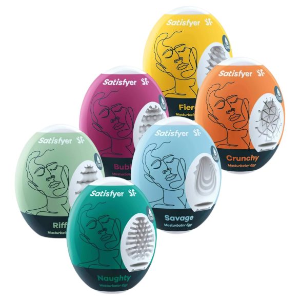 Комплект Satisfyer Egg - яйца мастурбатор (6 бр.)
