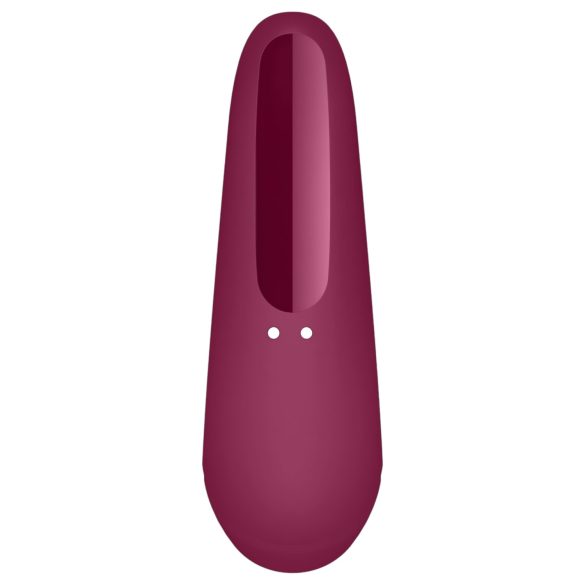 Satisfyer Curvy 1+ - вибратор за клитор с въздушни вълни - червен