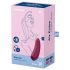 Satisfyer Curvy 1+ - Умният въздушен клиторстимулатор (червен)