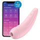 Satisfyer Curvy 2+ - интелигентен въздушен стимулатор за клитор (розов)