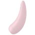 Satisfyer Curvy 2+ - интелигентен въздушен стимулатор за клитор (розов)