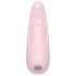 Satisfyer Curvy 2+ - интелигентен въздушен стимулатор за клитор (розов)