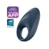 Satisfyer Mighty One - вибриращ пръстен за пенис - смарт, син